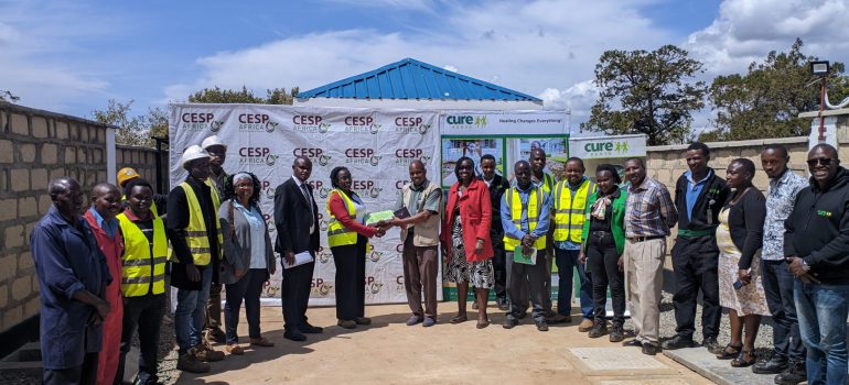 Handover of the wastewater plant